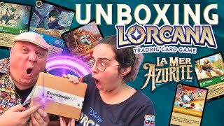 LORCANA Set 6 La mer Azurite  Unboxing des Starter Decks [upl. by Vincelette]