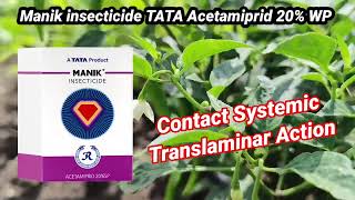 Manik insecticides Acetamiprid 20 SP aphid jassid thrips Whitefly best control [upl. by Einattirb]