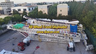 All Wheel Travel Shiploader for High Efficiently Bulk Material Loadng [upl. by Ylloh]