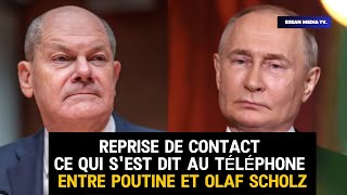 Reprise de contact  Ce qui sest dit au téléphone entre Poutine et Olaf Scholz [upl. by Wrightson]