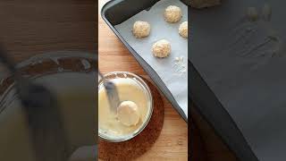 3 Ingredient Coconut Bliss Balls Recipe  You NEED these shorts coconutsweetrecipe [upl. by Daph304]