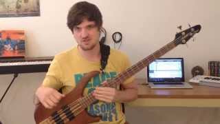 Mixolydian Scales for Bass  quotAll Bluesquot and quotThe Chickenquot [upl. by Coppola75]