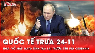 Quốc tế trưa 2411 Nga cảnh báo vỗ mặt NATO tỉnh táo lại trước tên lửa Oreshnik  Thời sự quốc tế [upl. by Jonny153]