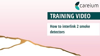 How to interlink 2 smoke detectors [upl. by Vaclav]