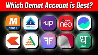 Best Demat Account in India 2025 Zerodha vs Upstox vs Angel One vs Groww vs Dhan vs mStock vs Paytm [upl. by Safir206]