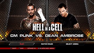 WWE 2K14 PS3  CM Punk VS Dean Ambrose 2KmClassic [upl. by Rebmit]