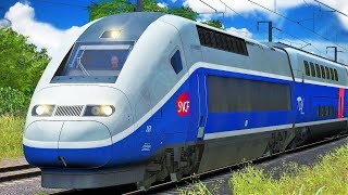 TRAIN SIMULATOR 2019  TGV Duplex  LGV Rhône Alpes amp Méditerranée  Lyon  Avignon  TS2019 [upl. by Clarance287]