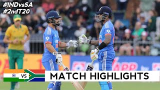 India vs South Africa 2nd T20 2023 Highlights  IND vs SA 2023  IND vs SA 2nd T20 Highlights 2023 [upl. by Curson719]