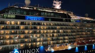 Celebrity Cruises at Barcelona Spain morning [upl. by Alleoj]