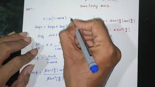 Differential Calculus  15matdip31 Module 2 Pedal equation important question paper problems [upl. by Jak]