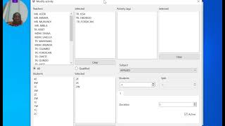 FET Timetabling Lesson 15 [upl. by Odnalo]