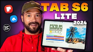 O que DÁ para FAZER com o GALAXY TAB S6 LITE 2024 🤔 [upl. by Atnohs]