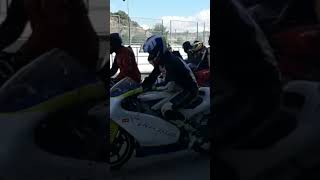 Circuito de Jerez 2T 2 stroke 125 pit lane warm up 2019 [upl. by Nugesulo400]