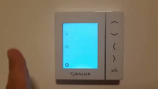 Salus Raumthermostat Umstellung Kühlen Erklärvideo [upl. by Rustice337]