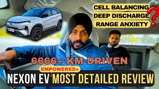 Tata Nexon EV Empowered LR 6000 KM Owner Review  Why Cell Balancing amp Deep Discharging Important [upl. by Latashia351]