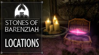 Skyrim  All Stones Of Barenziah Locations [upl. by Roberson]