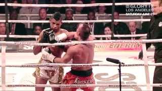 GLORY 17 Los Angeles  Andy Ristie vs Ky Hollenbeck Pre Fight Interview [upl. by Orianna801]