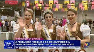 Oktoberfest Chapecó 2024 festa promete atrair 2500 pessoas por noite [upl. by Aniryt]