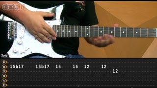 Cant Stop  Red Hot Chili Peppers aula de guitarra [upl. by Port]