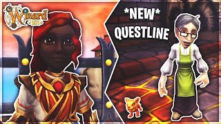 NEW Lizzo FireSpitter amp Fire Kitty Questline  Wizard101 [upl. by Hector]