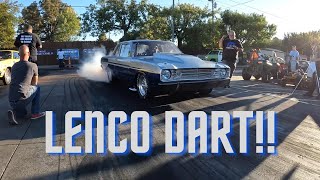 1968 Dodge Dart Big Block with 4 Speed Lenco In Car [upl. by Ahserak557]