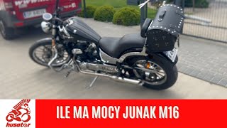 Ile ma mocy nowy Junak M16 przed i po map tuningu [upl. by Drucie]