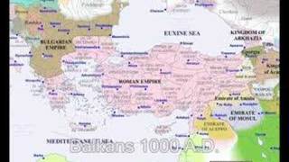 Historical maps of the Balkans 1 AD  2000 AD [upl. by Erme]