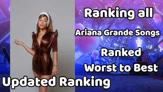 Ranking all Ariana Grande songs on Just Dance Worst to Best Updated [upl. by Ttelrats453]