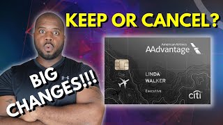 MASSIVE CHANGES to the AAdvantage Executive World Elite MasterCard  Keep Cancel Apply [upl. by Annawek528]