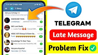 How to fix Telegram late message problem 2024  telegram late notification problem solved 2024 [upl. by Merline]