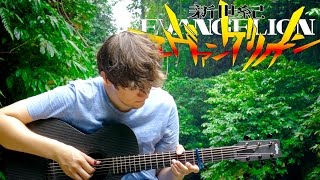 Neon Genesis Evangelion Opening  Cruel Angels Thesis  Fingerstyle Guitar Cover [upl. by Atteynot]