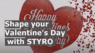 Shape your Valentines Day with STYRO decoration [upl. by Buehler498]