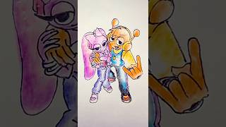 Pendrawing PinkiampOren sprunki anime version drawing art shorts sprunki [upl. by Nissensohn]