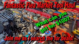 Flea Market Tool Haul  Join me as I search for deals [upl. by Nehte388]