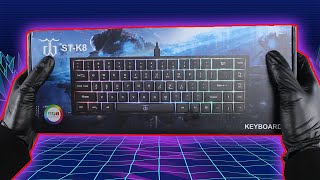 Snpurdiri Wired 65 Gaming Keyboard Unboxing  Best RGB Keyboard Under 20 [upl. by Naziaf726]