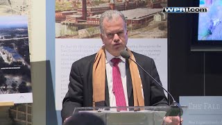 VIDEO NOW Mattiello on proposed Pawtucket development [upl. by Ayouqat]