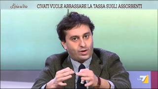 Civati spiega la Tampon tax [upl. by Gilbert]