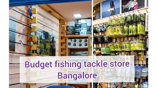 Budget fishing tackle store in Bangalore cheap fishing rod and reel starts 1100rs [upl. by Natam]