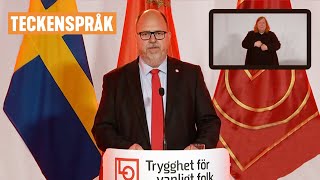 1 maj 2020 – KarlPetter Thorwaldsson teckenspråkstolkad [upl. by Rasla]