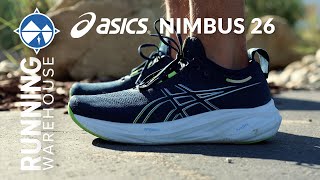 ASICS Nimbus 26 Full Review  Small Changes Same Premium Comfort [upl. by Selma]