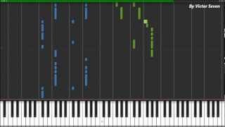 Ring a Bell  Tales of Vesperia Synthesia Piano Tutorial [upl. by Jackquelin15]