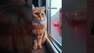 Twin Ginger Cats Epic Adventure and Emotional Reunion 🧡🐱 cat catventures catlover shorts [upl. by Eiznil]