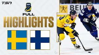 Finland vs Sweden FULL HIGHLIGHTS 2024 World Juniors [upl. by Zingale]