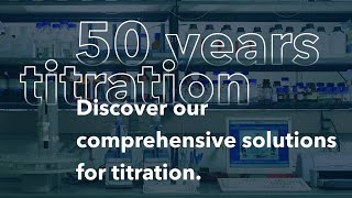 50 Years Titration  Discover our complete solutions for titration  SI Analytics [upl. by Sophey]