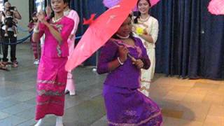 PaThein Htee Umbrella Dance [upl. by Hedaza259]