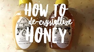 How to DeCrystallize Honey [upl. by Lenora754]