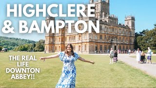 DOWNTON ABBEY IN REAL LIFE  Highclere Castle amp Bampton Vlog [upl. by Polish]