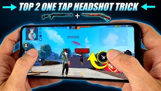 NEW SECRET ONETAP HEADSHOT TRICK IN FREE 🔥  FREE FIRE ME ONETAP HEADSHOT KAISE MARE  ONETAP TRICK [upl. by Esyned822]