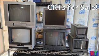 Im opening a CRT shop this weekend  Retro World Expo ZezRetro [upl. by Wollis]