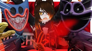 CATNAP JUMPSCARES Everyone in VRCHAT [upl. by Akapol]